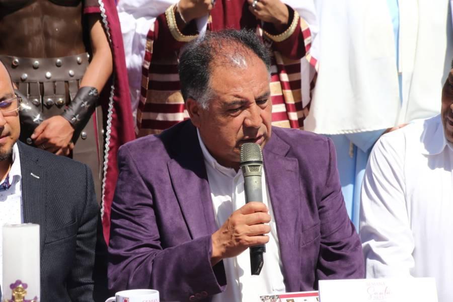 Presentan programa de Semana Santa en Chiautempan