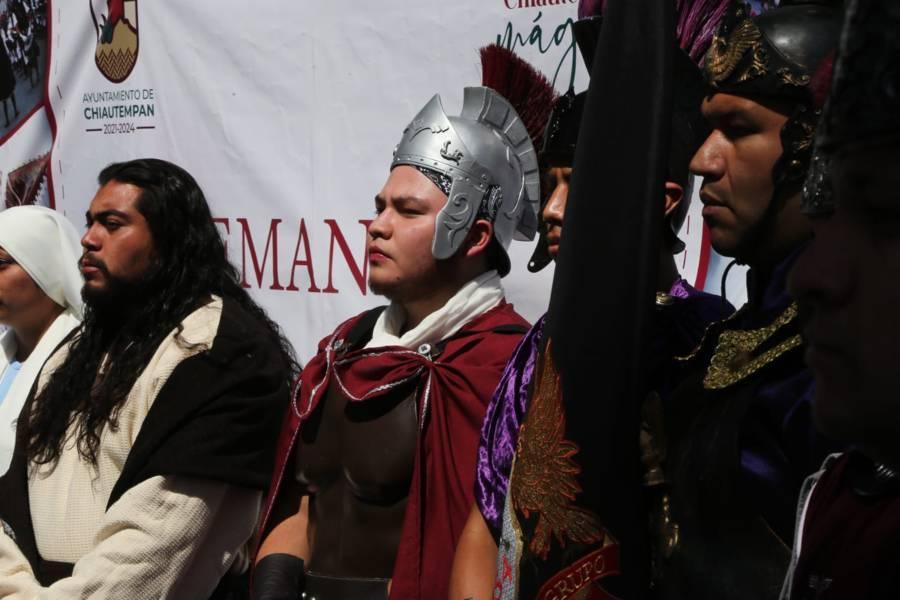 Presentan programa de Semana Santa en Chiautempan
