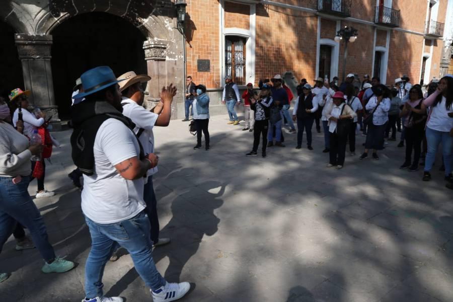 Concluye manifestación de maestros en la capital 