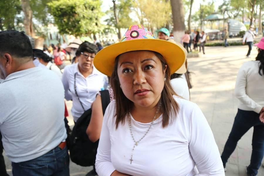 Concluye manifestación de maestros en la capital 