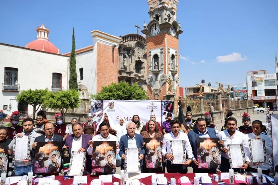 Presentan en Chiautempan la Semana Santa 2023