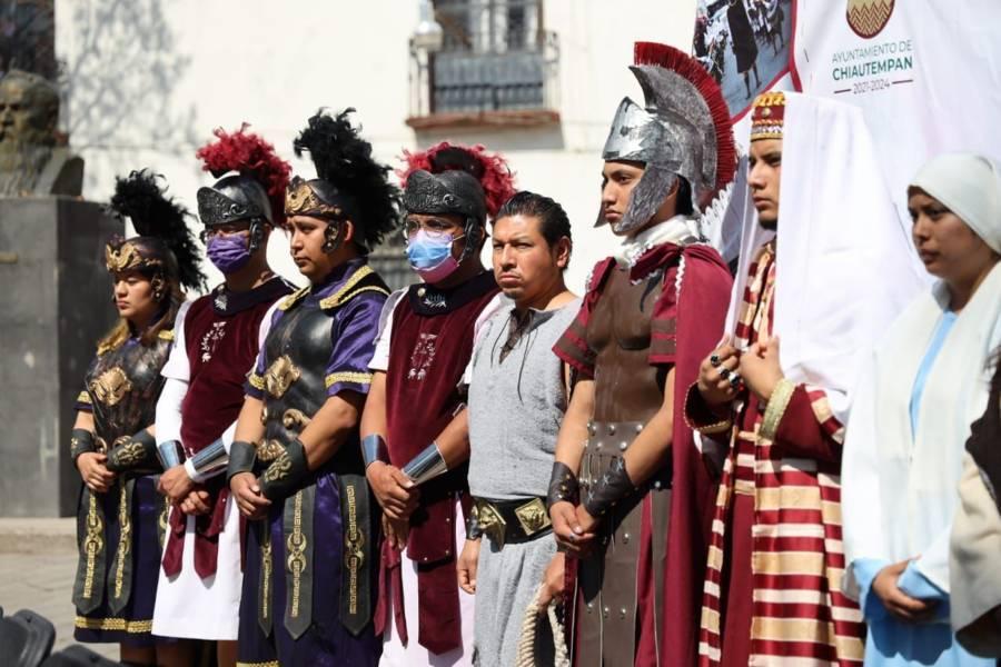 Presentan en Chiautempan la Semana Santa 2023