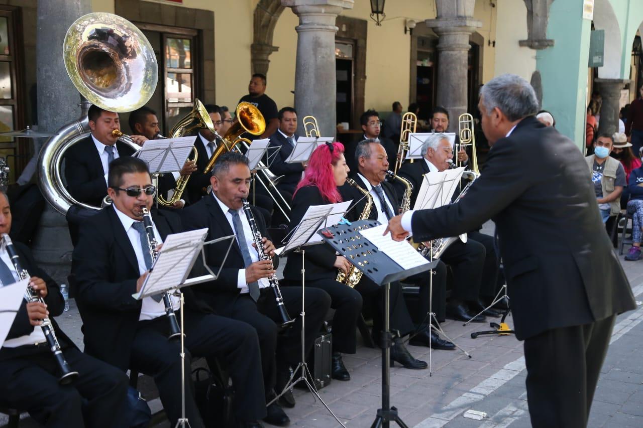 Deleita banda de música del Gobierno Estatal a capitalinos 