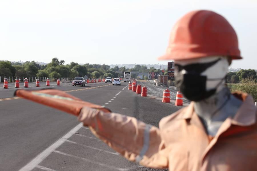Continúa la ampliación de la autopista Tlaxcala-Puebla