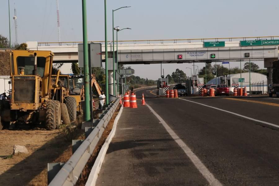 Continúa la ampliación de la autopista Tlaxcala-Puebla