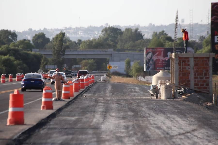 Continúa la ampliación de la autopista Tlaxcala-Puebla