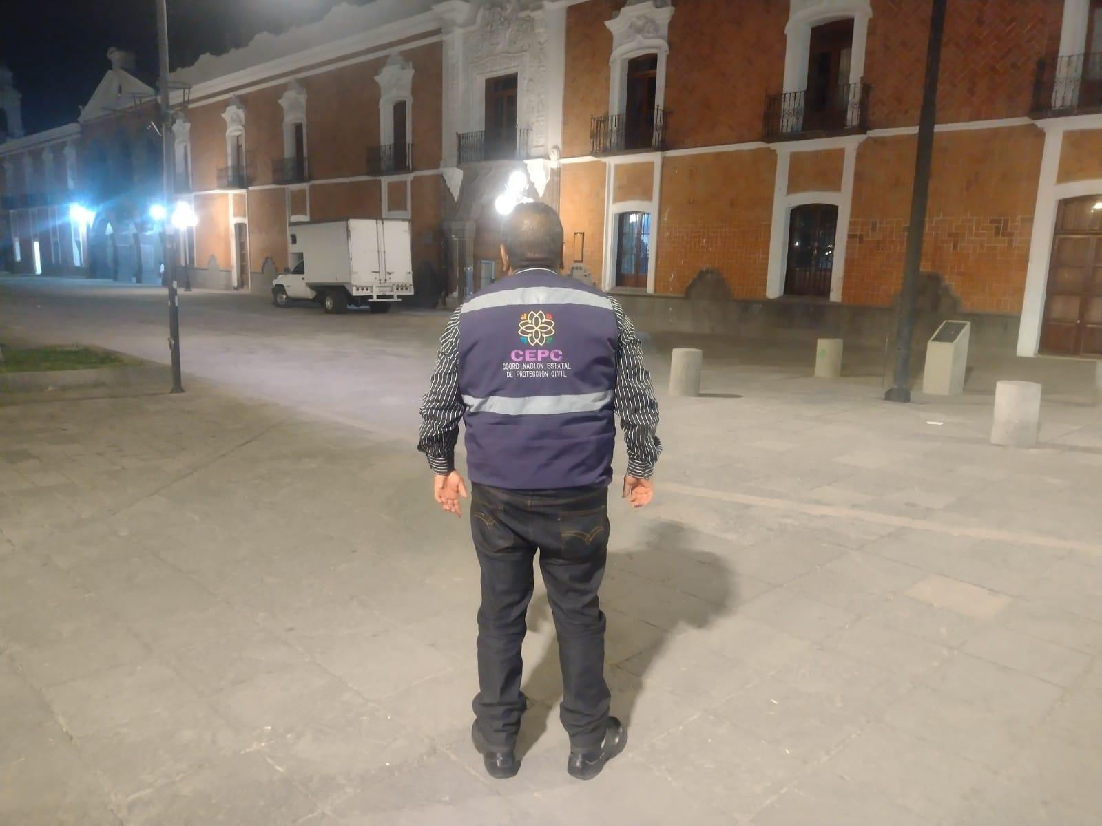 Activan en Tlaxcala los protocolos de Protección Civil ante sismo