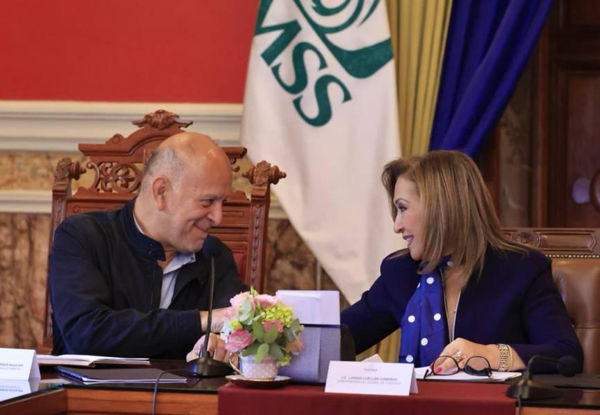 Gobernadora y director del IMSS dan seguimiento a avances de IMSS-BIENESTAR