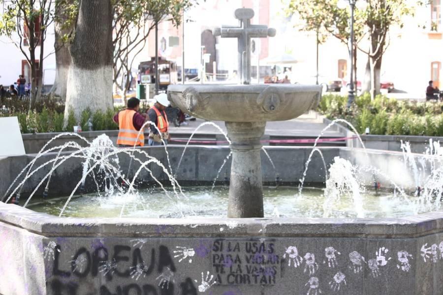 Continúan trabajos de limpieza y restauración en la capital 