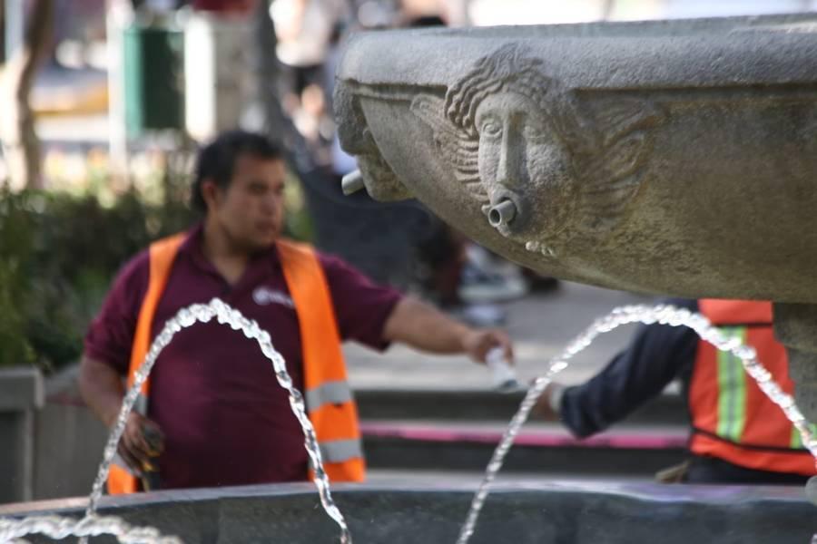 Continúan trabajos de limpieza y restauración en la capital 