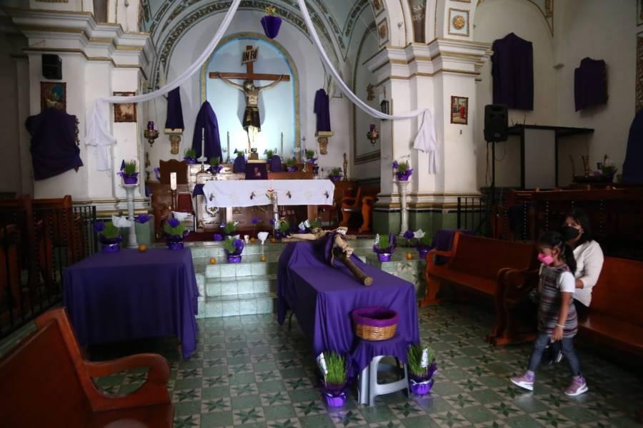 La visita de las siete casas en Tlaxcala