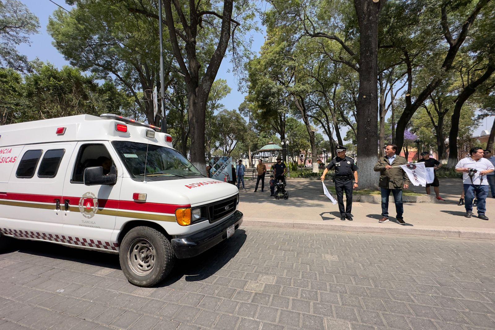 Encabeza Jorge Corichi,  banderazo de arranque de operativo Semana Santa Segura en la capital tlaxcalteca 