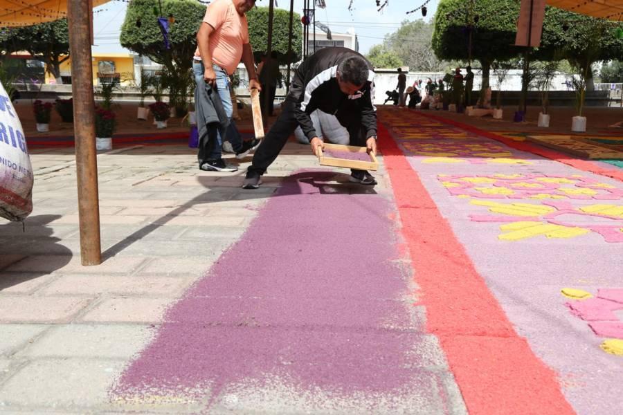 Todo preparado en Aztama para la Pasión de Cristo 