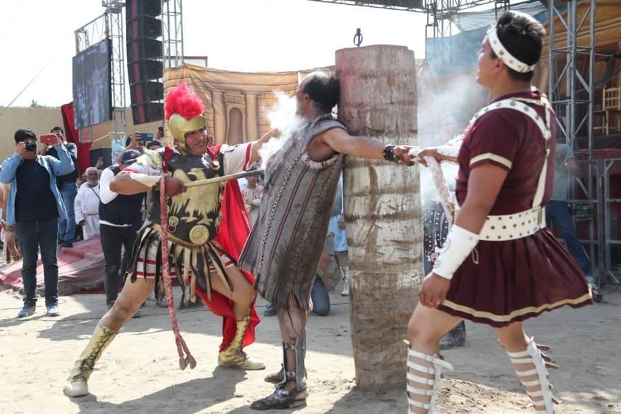 Desarrollan el tradicional Circo Romano en Aquiahuac 