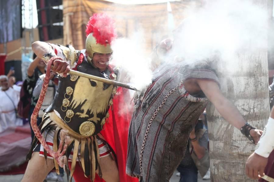 Desarrollan el tradicional Circo Romano en Aquiahuac 