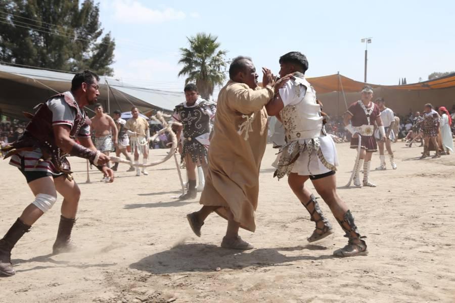 Desarrollan el tradicional Circo Romano en Aquiahuac 