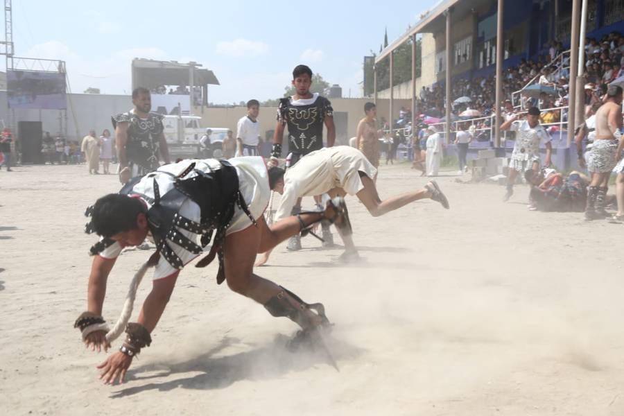 Desarrollan el tradicional Circo Romano en Aquiahuac 