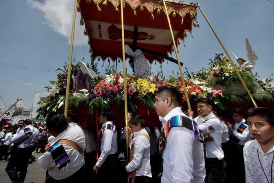Finaliza el viacrucis edición 57 en el municipio de Chiautempan