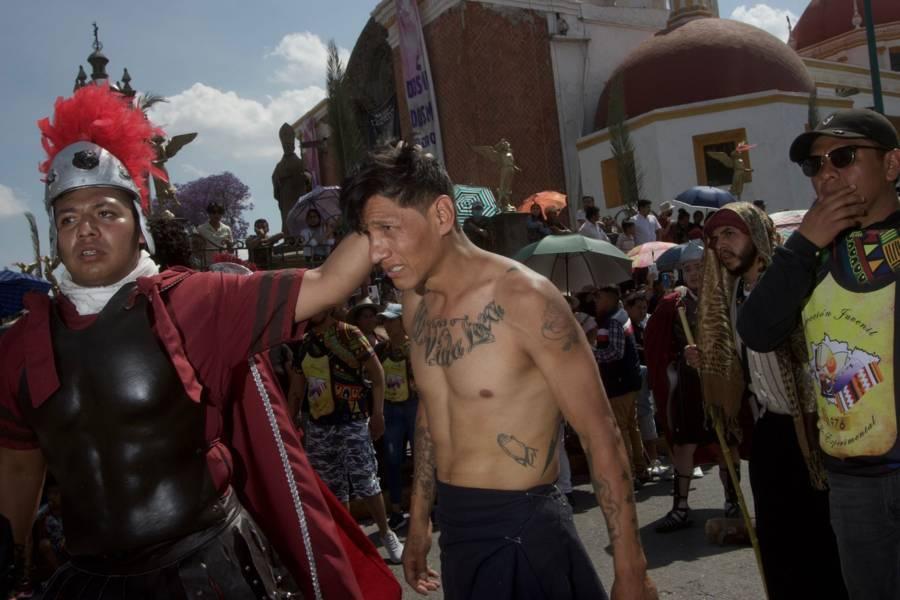Finaliza el viacrucis edición 57 en el municipio de Chiautempan