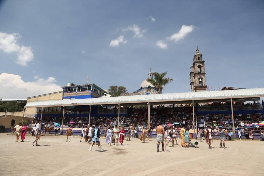 Desarrollan el tradicional Circo Romano en Aquiahuac 
