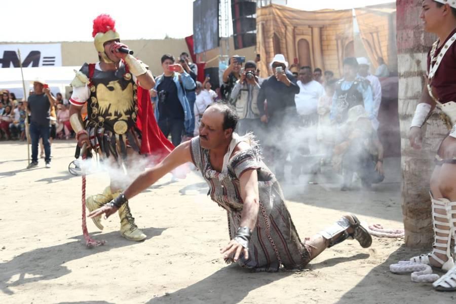 Desarrollan el tradicional Circo Romano en Aquiahuac 