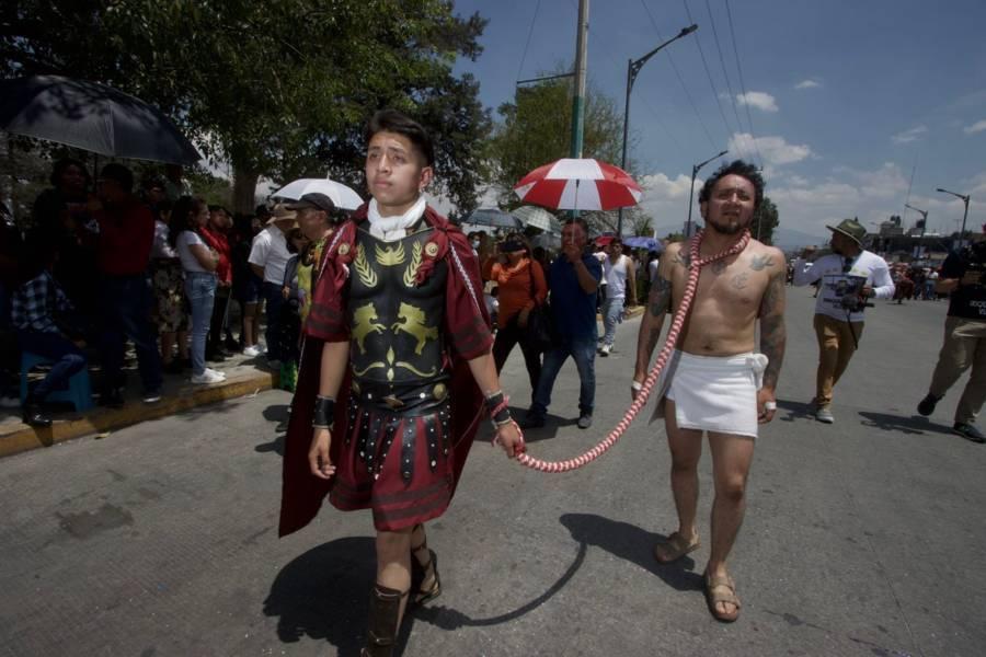 Finaliza el viacrucis edición 57 en el municipio de Chiautempan