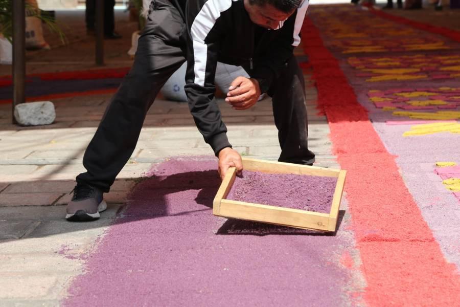 Todo preparado en Aztama para la Pasión de Cristo 