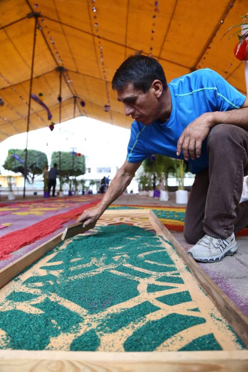 Todo preparado en Aztama para la Pasión de Cristo 