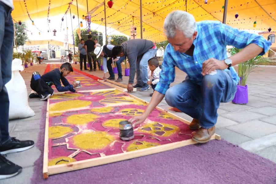 Todo preparado en Aztama para la Pasión de Cristo 