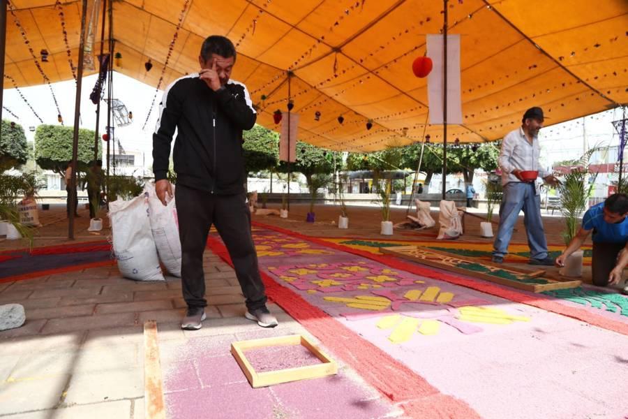 Todo preparado en Aztama para la Pasión de Cristo 
