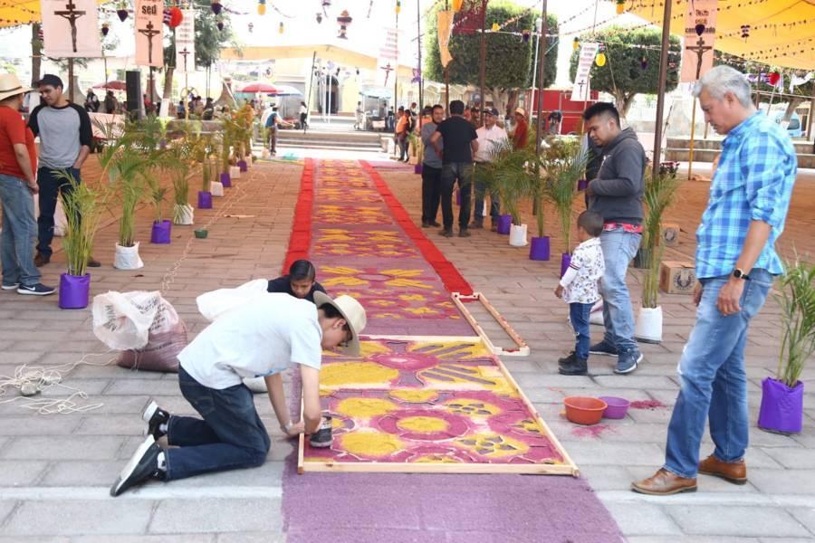 Todo preparado en Aztama para la Pasión de Cristo 