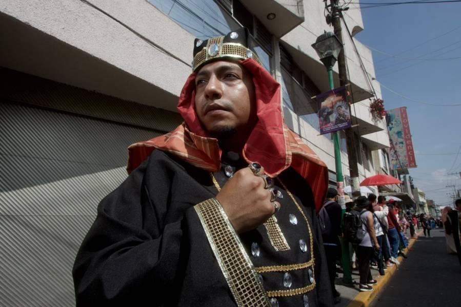 Los protagonistas del viacrusis Chiautempan 2023 