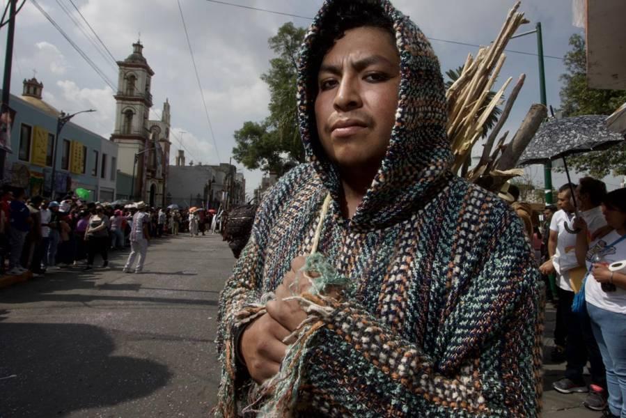 Los protagonistas del viacrusis Chiautempan 2023 