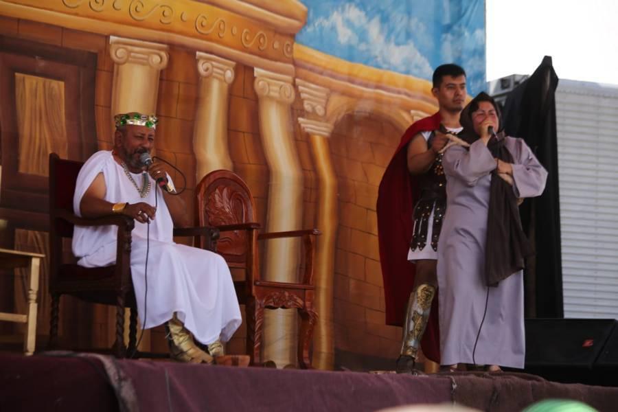 Así se vive este viernes Santo en Santa Cruz Aquiahuac 