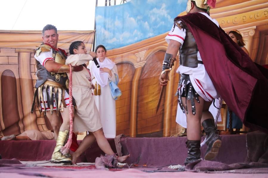 Así se vive este viernes Santo en Santa Cruz Aquiahuac 