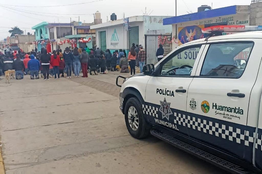 Resguarda policía de Huamantla actos religiosos en la cabecera y las 39 comunidades