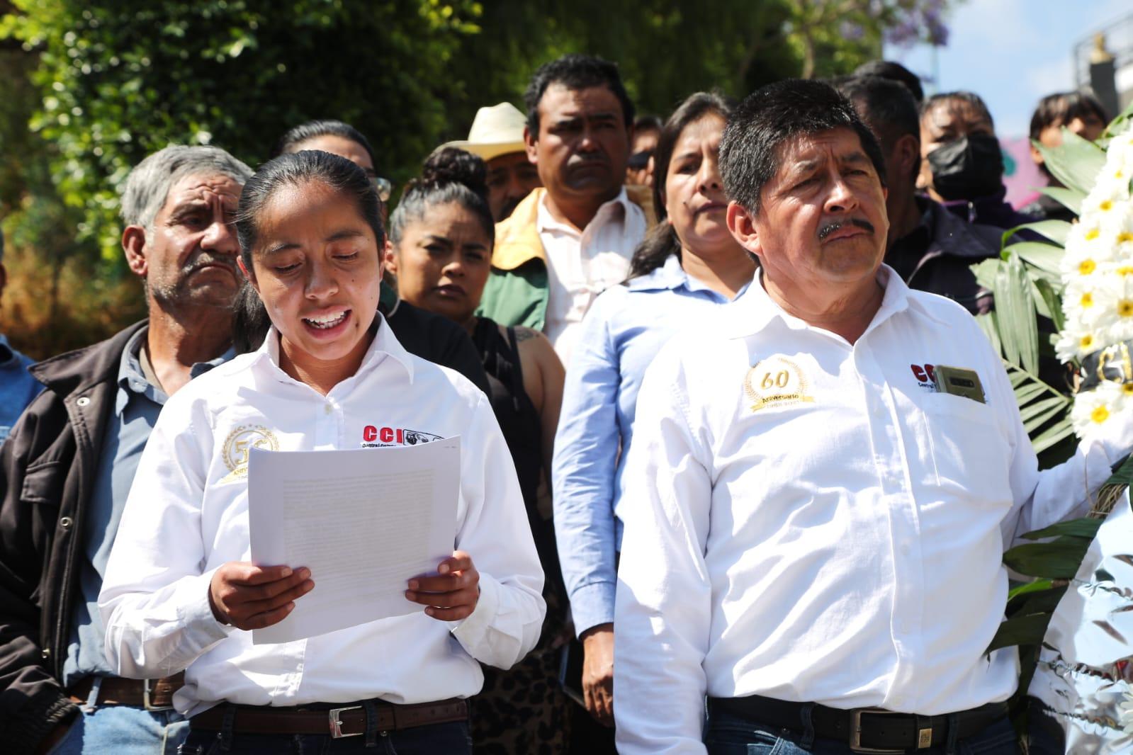 Conmemoran 104 aniversario luctuoso de Emiliano Zapata