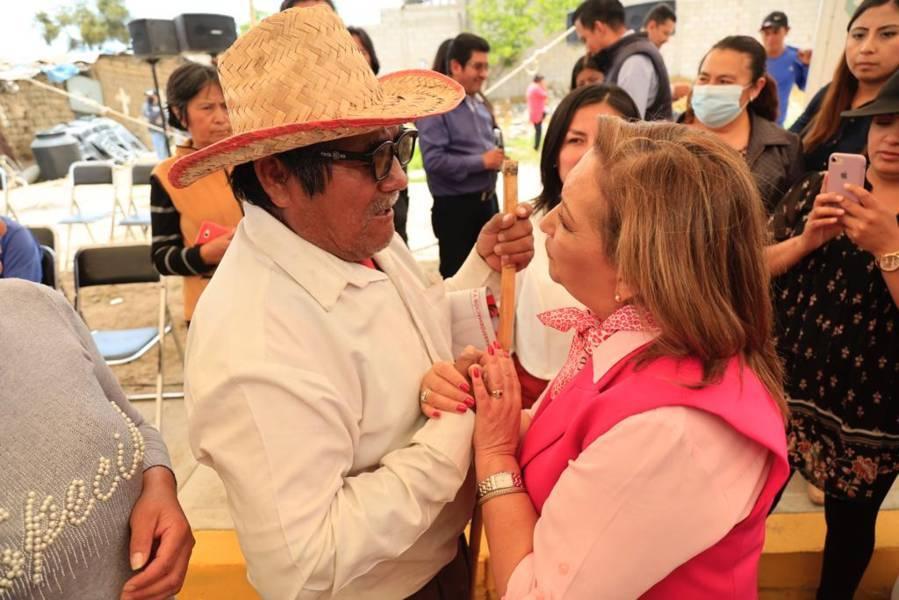 Inauguró Gobernadora obra pública en Tocatlán