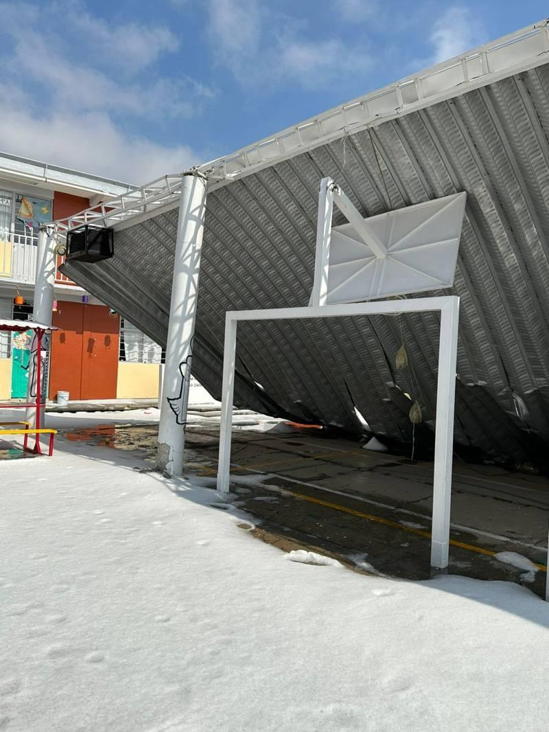 Garantiza SEPE–USET regreso a clases en escuela siniestrada por granizada en Calpulalpan