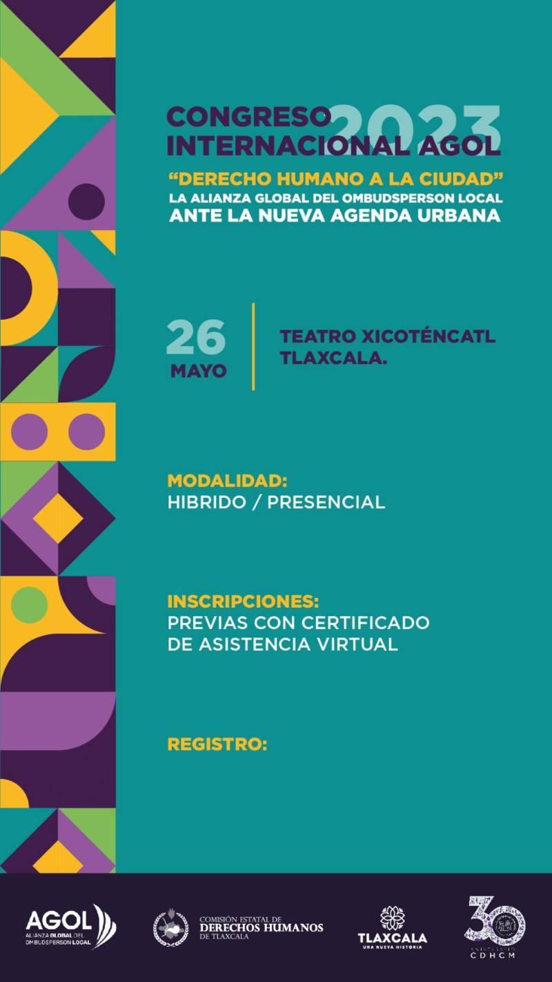 CEDH y Gobierno del Estado, anfitriones del Congreso Internacional “Derecho Humano a la Ciudad”