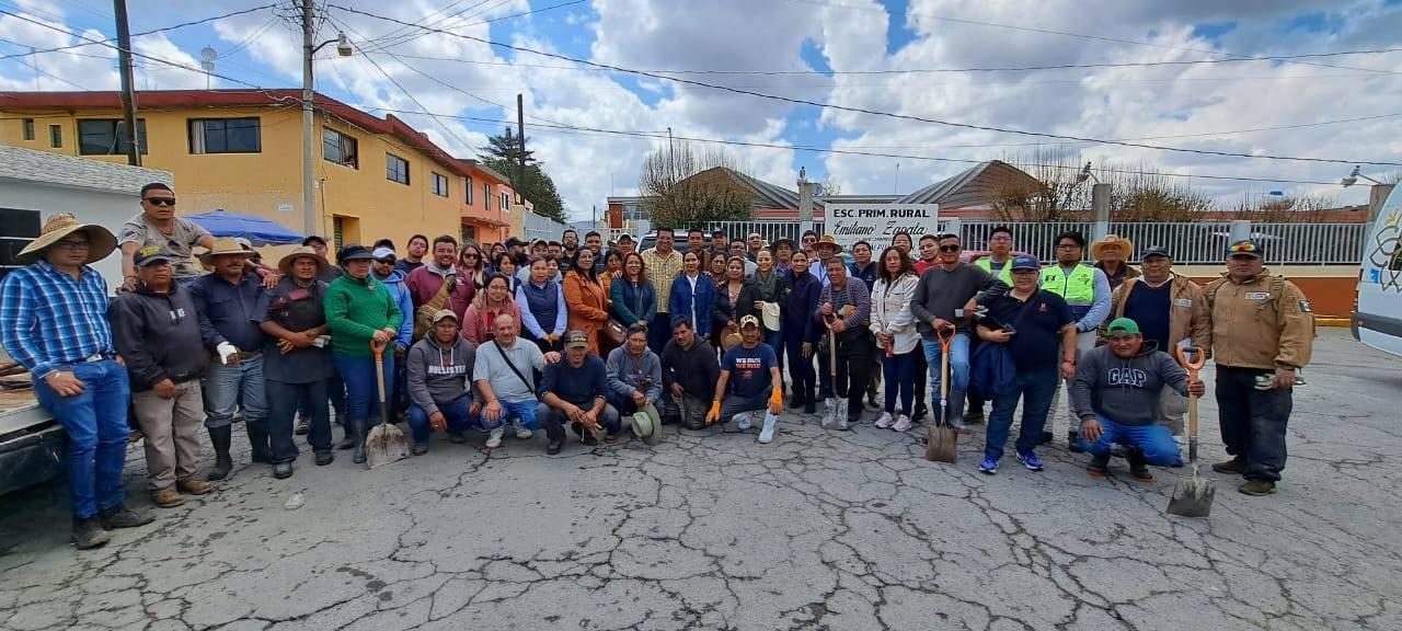 Atiende sistema estatal DIF a damnificados por granizada en Calpulalpan