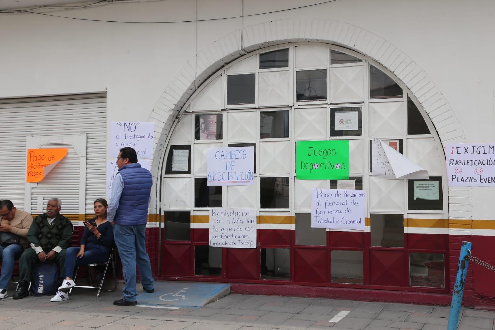 Paran labores trabajadores de la CONAGUA en Tlaxcala 