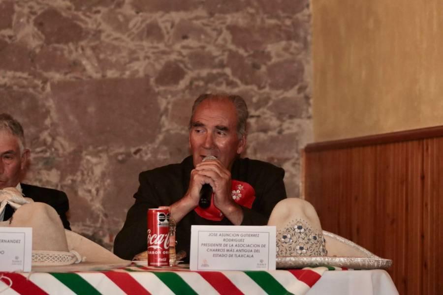 Presentan "Campeonato Estatal de Charrería 2023" en Tlaxco