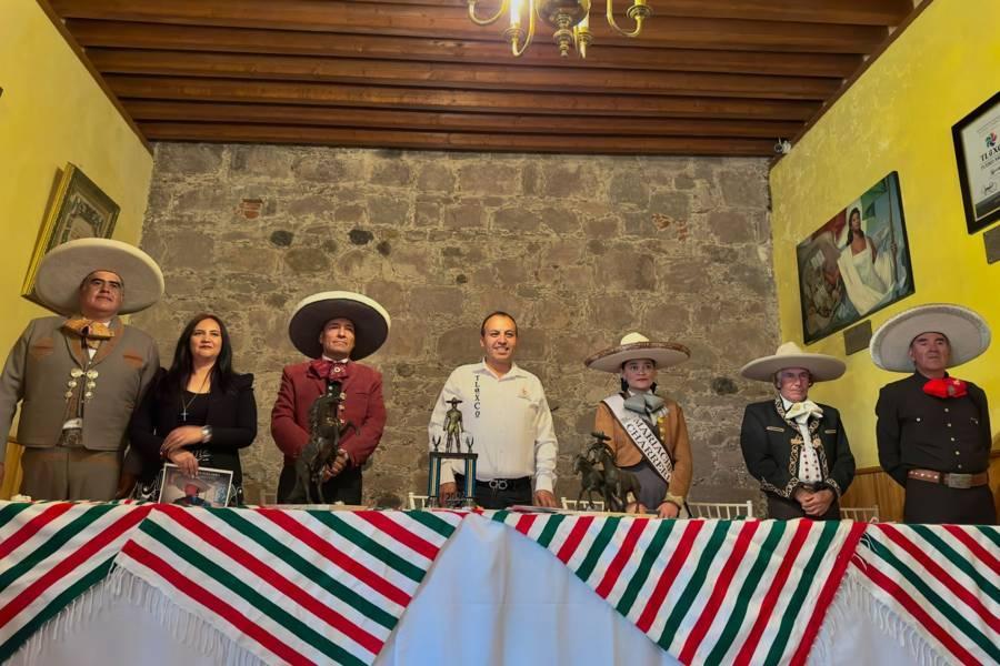 Presentan "Campeonato Estatal de Charrería 2023" en Tlaxco