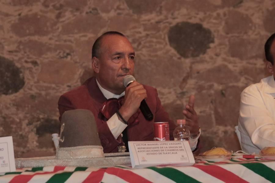 Presentan "Campeonato Estatal de Charrería 2023" en Tlaxco