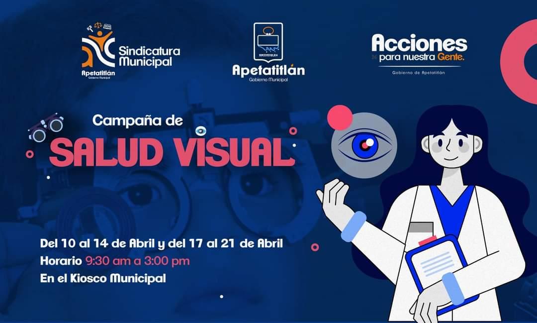 Gobierno de Apetatitlán pone en marcha campaña de salud visual