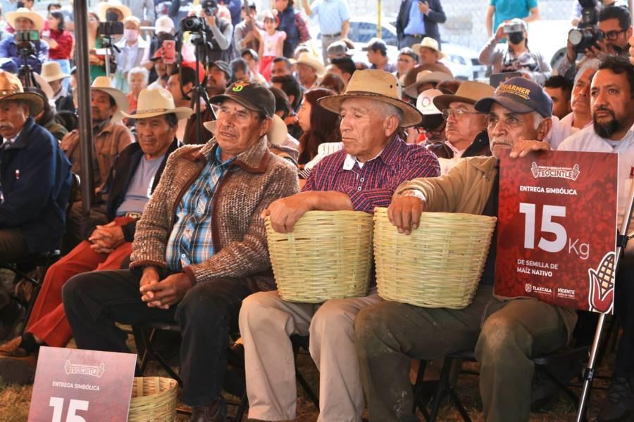 Inauguró Gobernadora Lorena Cuéllar fondo de semillas nativas de maíz “Teocintle” 