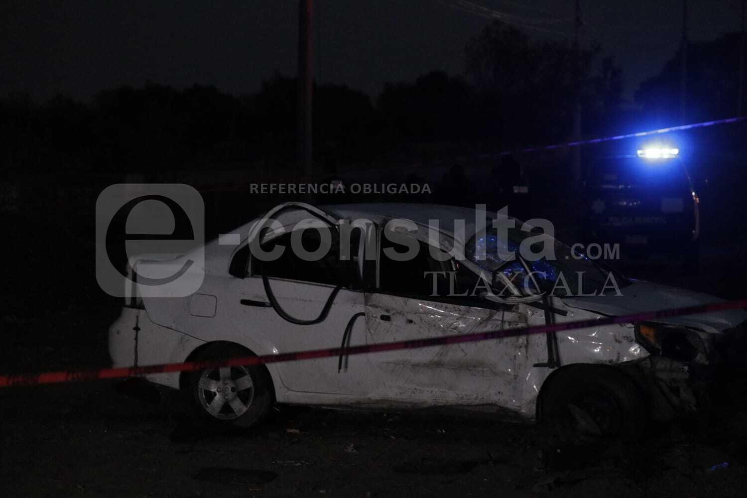 Muere mujer tras volcadura en Papalotla; hay tres heridos más 