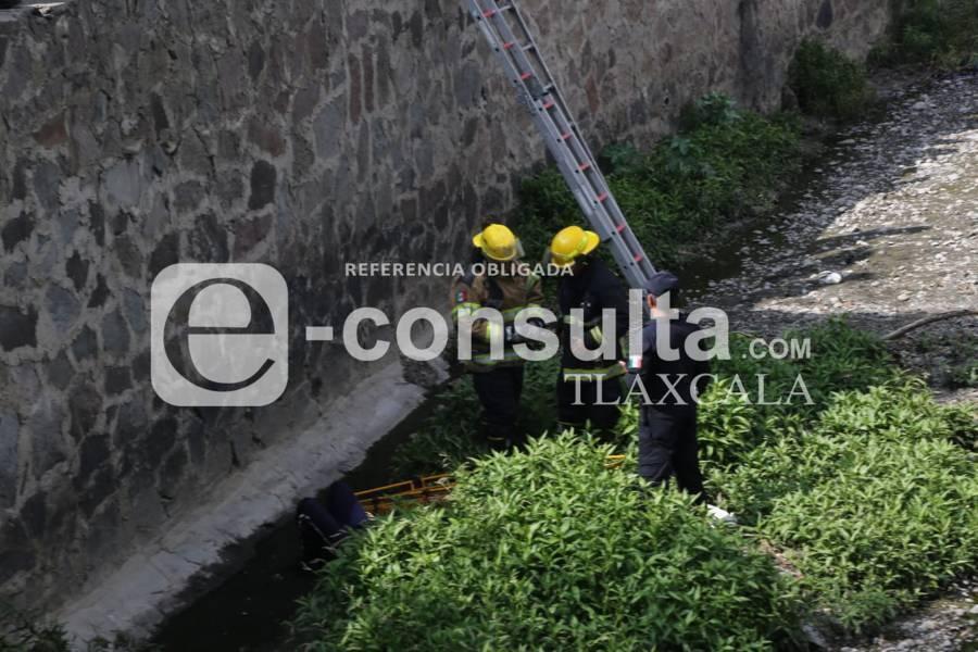 Cae ebrio sujeto al río Zahuapan 