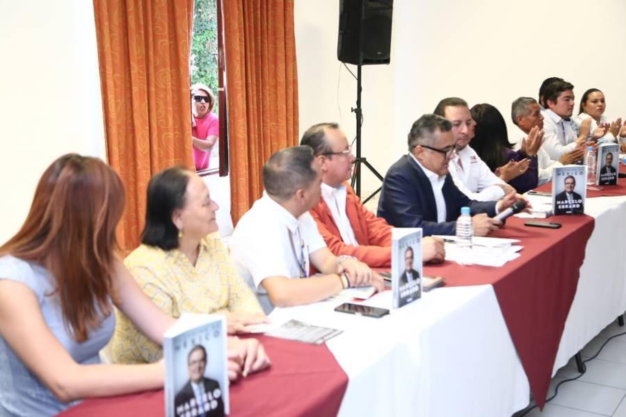 Presentan libro de Marcelo Ebrard en Tlaxcala 